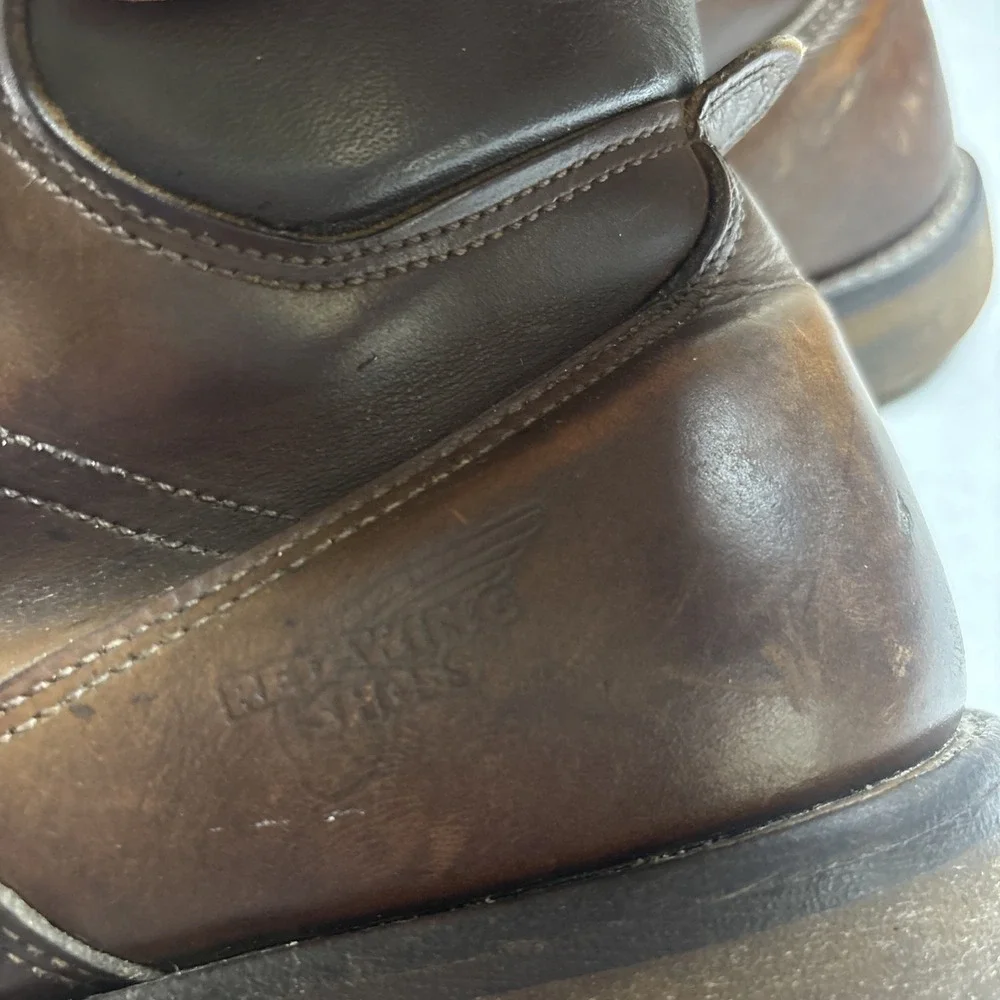 Red Wing 2156 Men's 11 Chukka Ankle Work Distressed Brown Leather Boots Shoes‎
